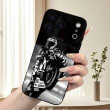 [24h Shipping From DE/FR/ES] Phone Case: A Treasure, With 2D Motorcycle Racing Pattern, Modern, Cool And Fashionable, Drop-Proof, For IPhone 17/16/15/14/13/12/11/Pro Max. A Valentine's Day, Birthday, Or Surprise Gift For Friends, Family, Girlfriend, Boyfriend, Or Yourself. Suitable For Apple 17/16/15/14/13/12/11/X Series And  S21/S22/S23/S24/S25/S26, , , And Other Models - Image 1 Pcs - View 7