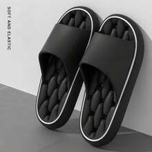 Unisex All-Season EVA Slip-On Slippers, Thick Sole Comfortable Indoor Home Couple Sandals, Soft Lightweight Casual Daily Wear - A - View 12