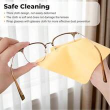 1pc Portable Handmade PU Eyeglasses Case, Fashion Glasses/Glasses Box - Multicolor - View 10