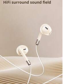 Earphone Berkabel, Headphone Gaya Jalanan, Dengan Mikrofon untuk Panggilan, Cocok untuk Olahraga, Lompat Tali, Latihan, Teman Perjalanan, Pilihan Utama untuk Hadiah, Hadiah Premium - View 7