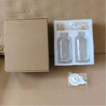 3入組 16.9oz/500ml 玻璃咖啡糖漿分裝瓶，附金色壓頭與標籤，廚房必備糖漿收納瓶，適用咖啡吧、飲品站、婚禮派對與禮品 - 彩色 - 查看 11