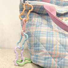 Klip Carabiner Bentuk Tulang Anjing Warna Acak, Jepitan Lobster Lucu, Paket Massal Carabiner Pegas Paduan Warna-warni, Pelepasan Cepat Gaya Pemicu, Aksesoris Gantungan Kunci - MultiWarna - View 6