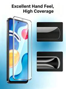 5pcs Tempered Glass Screen Protector, Compatible With Xiaomi Series, 9H Hardness High Definition Transparent Anti-Scratch Anti-Fingerprint Bubble-Free, Fits Phone Case, Anti-Shatter Easy Installation Protective Film, Durable Phone Accessory - Clear - View 5