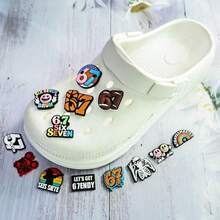 9pcs Number "67" Theme Charm Set, Shoe Charms, Suitable For Shoes, Bags, Bracelets - Detachable Creative Decoration - Ideal Gift For Sports Enthusiasts, Birthday, Christmas, Valentine's Day, Halloween, Cartoon Design - View 8