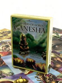 1 Box Whispers Of Lord Oracle Cards, Complete 50-Card Deck , A Spiritual Divination Kit Used To Clear Obstacles And Bestow Wisdom. - Multicolor - View 6