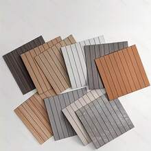 10pcs Self-Adhesive 3D Wood Grain Wall Stickers, DIY Decor For Walls, Ceiling, Living Room - 10pcs - View 7