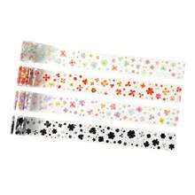 50mm*2m Flower PET Tape Stickers Journal Decor Adhesive Masking Tape Scrapbooking Collage Diary Stationery Sticker - Stickers - View 11
