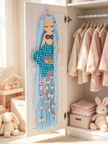 Mermaid Hair Clip Storage Rack, Cute Girls Hair Accessories Organizer, Suitable For Nursery Decor - Multicolor - View 9