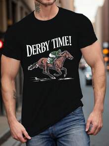 Men T-Shirts - 黑色 - 查看 1