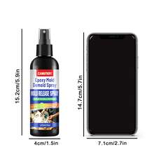 240ml/120ml Mold Release Spray For Silicone Molds, Professional Release Agent For Epoxy Resin, Candle Wax, Plaster, Fast-Drying Ultra-Fine Mist, Water Washable, No Oily Residue Odorless Formula. - Mold Release Spray - View 7
