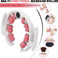 Multifunctional Round Leg Massager, Yoga Leg Shaping Muscle Relaxation Tool, Raised Design For Deep Tissue Kneading, Relieves Muscle Soreness, Lightweight And Portable, Suitable For Yoga Exercise, Office Workers Lymphatic Detox And Cellulite Massage - Multicolor - View 8