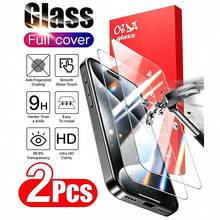 2 Packs High Hardness Scratch Resistant And Wear-Resistant Tempered Glass Screen Protector, Easy To Install, No White Edges. Compatible With IPhone 17/17 Pro Max/17 Pro/17 Air/17/16 Pro Max/16 Pro/16 Plus/16/15 Pro Max/15 Pro/15 Plus/15/14/13/12/11. Compatible With Samsung A15 5G, [International Version, Non Local Version] - Multicolor - View 2