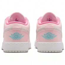 Nike Air Jordan 1 Ruffle Edge Big Kids' Sports Shoes I Retro Skate Shoes - White/Pink - View 7