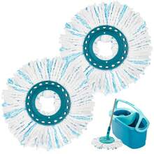Compatible With Leifheit Spin Mop Replacement Pads, Microfiber Dry & Wet Dual-Use Mop Head Accessories, Spin Mop Head, Mop Replacement Cloth Pads, Cleaning Tool Replacement Pack - Multicolor - View 3
