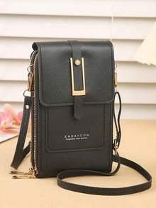 Multifunctional Women's Touchscreen Phone Wallet, Mini Flap Crossbody Bag, Fashion Card Slot Wallet, Vertical Phone Bag - Multicolor - View 14