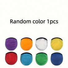 Colorful Nylon Folding Round Fan With Storage Bag, 9.8 Inch, DIY Sublimation Handheld Cooling Fan, Suitable For Summer Outdoor Games, Birthday Parties, Weddings And Beach - Multiple Styles - View 11