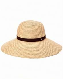 Sombrero de paja de ala ancha y corona redonda Bruno Magli - Multicolor - Ver 5