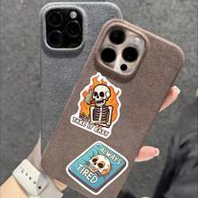 50PCS Cartoon Skeleton Graffiti Stickers Halloween Stickers Halloween Funny Decorations Vinyl Waterproof Stickers For Water Bottle,Computer,Laptop,Phone,Luggage,Notebook,Fridge - Multicolor - View 5