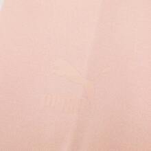PUMA CLASSICS Solid Color Logo Oversized Pullover Hoodie Unisex Pink - Pink - View 6