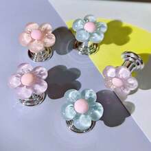 Car Interior Fresh Flower Start Button Decoration - A - View 6