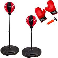 Crystals Kids Free Standing Boxing Punch Bag - Adjustable Height With Gloves - Punch Bag - View 5