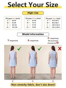 Sleeveless V-Neck Cotton Linen A-Line Short Dress, Cotton Linen Dress For Women, Suitable For Vacation, Casual Daily Wear, Spring/Summer Beach, Effortlessly Chic - Baby Blue - View 7