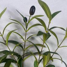 1/3 Pcs Artificial Olive Branches Fake Olive Leaves Artificial Plants Olive Leaf Tree Decor Greenery Spray For Tall Vase Home Living Room Wedding Decor Table Decor Home Decor Christmas Decor Room Decor Christmas - Green - View 6