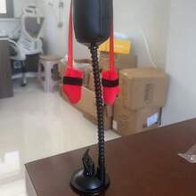 1 pieza Juguete de boxeo con resorte para gato, juguete interactivo de auto-entretenimiento para aliviar el aburrimiento de mascotas, juguete de boxeo multifuncional para interiores - Multicolor - Ver 2