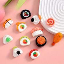 12/6/3pcs Sushi Fridge Magnets - Decorative Refrigerator Magnets For Kitchen & Office, Whiteboard & Home Decor, Funny Sushi Designs Including Caviar & Salmon, Great Gift Idea For Friends & Family - Random Style - View 5