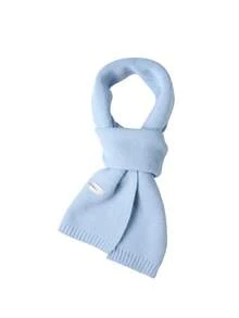 CAMEL CROWN Unisex Knitted Scarf, Winter Versatile Warm Neck Warmer, Preppy Style Elegant Casual Scarf - Sky Blue - View 2