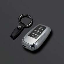 TPU Car Remote Key Fob Cover Protective Case Compatible With Toyota CHR Hilux Fortuner Land Cruiser 200 Camry Corolla Crown RAV4 Highlander Series Accessories - Grey TPU - View 5