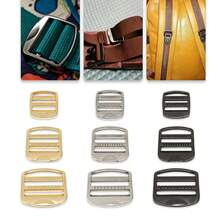 SinHo Zinc Alloy Ladder Lock Buckles Non-Slip Webbing Strap Adjusters Rustproof Metal Slide Premium Buckles For Backpack Gear Repair - Multicolor - View 2