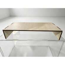 1 pieza Soporte para monitor de computadora, elevador de computadora de escritorio, base de monitor y soporte para portátil, disponible en blanco y madera natural. Esta es una caja de almacenamiento de escritorio con cajón, esencial para oficina y dormitorio, se puede usar para almacenar artículos de escritorio o como estante de exhibición. Perfecto para escritorio de dormitorio, escritorio de oficina y estación de trabajo de estudiante, ayuda a organizar artículos y mejorar el espacio. - Multicolor - Ver 6