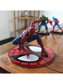 Disney Topper bánh kem Spider-Man màu trơn cỡ cực lớn, trang trí bánh kem siêu anh hùng, phù hợp cho tiệc sinh nhật, cắm bánh kem, phụ kiện trang trí bánh sinh nhật (các bộ phận cần lắp ráp, hiện tượng bình thường, các bộ phận có thể bị rơi trong quá trình vận chuyển, kiểu ngẫu nhiên) - A - Xem 8