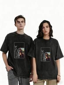Women T-Shirts - 黑色 - 查看 1