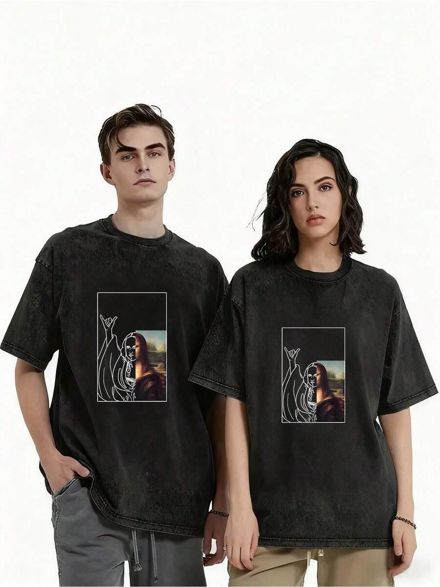 Women T-Shirts - 黑色 - 查看 1
