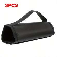 2/3pcs Speed Training Hurdle Portable Carry Bag, Speed Training Hurdle Accessories, Agility Circle Storage Carry Bag, Agility Training Equipment, Football Training Equipment, Premium Fabric, Reinforced Stitching - Black - View 10