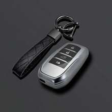 TPU Car Remote Key Fob Cover Protective Case Compatible With Toyota CHR Hilux Fortuner Land Cruiser 200 Camry Corolla Crown RAV4 Highlander Series Accessories - Grey TPU - View 4