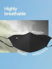 Beneunder Men's Breathable Eye-Covering Sun-Protection Mask AS337 - Black - View 3