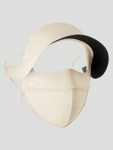 Beneunder Brimmed Full-Face Sun-Protection Mask AL333 - Apricot - View 8