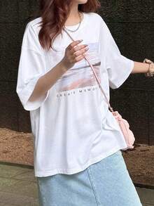 Women T-Shirts - White - View 3
