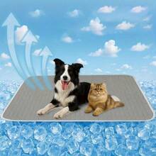 Plus Size Pet Cat Dog Cooling Mat | 5 Sizes Available | Breathable Mesh Fabric | Summer Pet Cooling Pad | Ice Silk Pet Cooling Mat | Suitable For Bed And Sofa - Multicolor - View 10