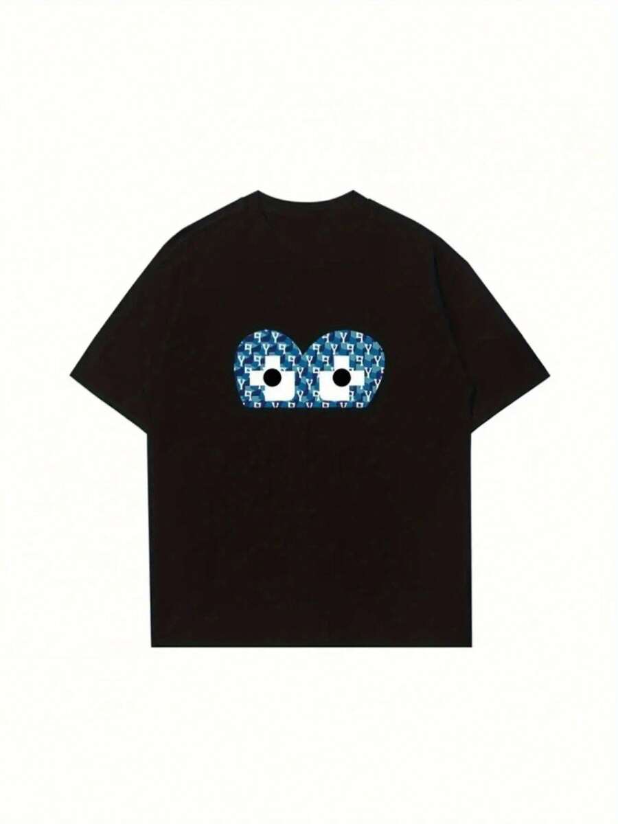 Men T-Shirts - 黑色 - 查看 1