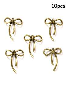10/20PCS 20.5*25mm DIY Jewelry Accessories Multicolor Bow Tie Alloy Pendant Vintage Bracelet Necklace Charm - Bow Pendant - View 11