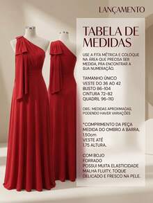 Long Dress For Bridesmaid Wedding Graduation Light Party - Red - View 8