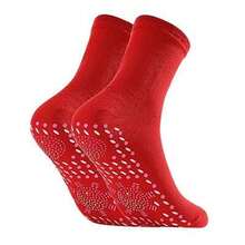 3pairs/1pair Washable Unisex Mid-Calf Warm Socks, Health Care Foot-Warming Socks With Massage Sole, Suitable For All Seasons - Multicolor - View 4