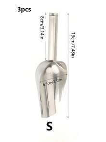 Thick Stainless Steel Ice Shovel, Flour Shovel, Multipurpose Grain Shovel, Ice Shovel, Suitable For Home, Milk Tea Shop, Supermarket And Other Food Service - Multicolor - View 16