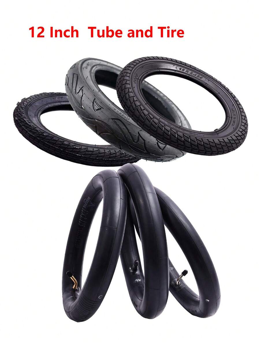 12 Inch Tires 12x2.125 Suitable For Electric Scooters City Bicycles, Baby Strollers, External Tires Suitable For Various Gases - A - View 1