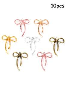 10/20PCS 20.5*25mm DIY Jewelry Accessories Multicolor Bow Tie Alloy Pendant Vintage Bracelet Necklace Charm - Bow Pendant - View 12