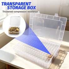 Bead Organizer Box, 14/24/30Pcs Small Clear Storage Box, Mini Clear Dimond Storage Containers Boxes With Box, Mini Clear Dimond Storage Containers Boxe - 1 Set - View 5